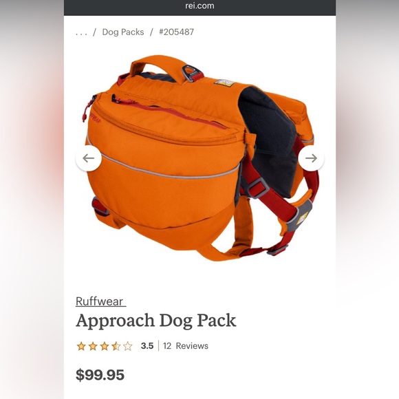 Ruffwear approach dog backpack - Picture 2 of 7